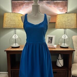 Cynthia Rowley Vibrant Blue Mini Dress with Pockets